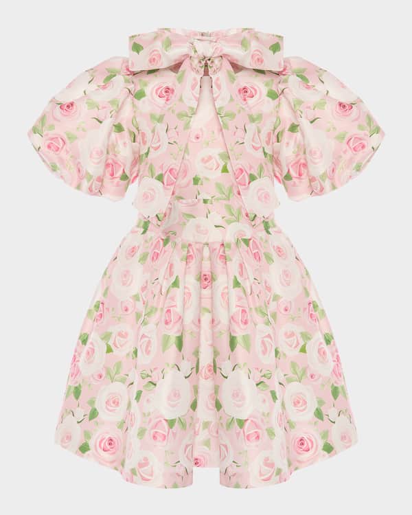 【Stella McCartney】 Puff sleevesミニドレス Stella McCartney - Citrus Puff Sleeve Mini Dress