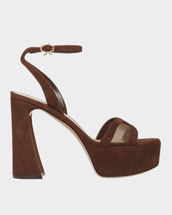 Gianvito Rossi Ravello Braided Napa Thong Sandals | Neiman