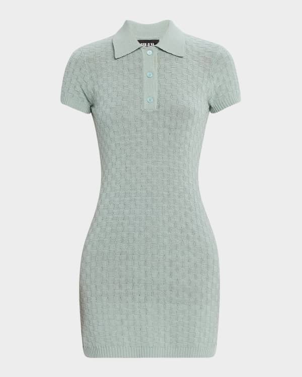 Selma Asymmetric Crepe Mini Dress