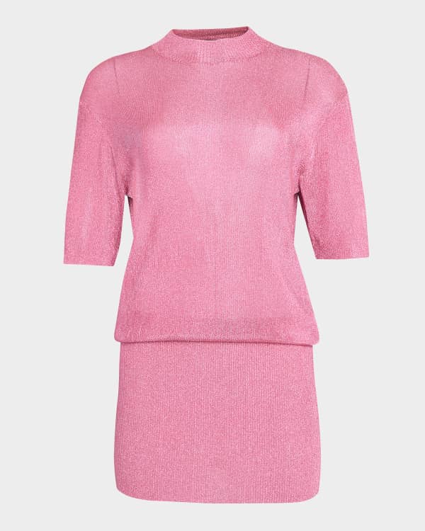 SER.O.YA Windsor Sparkly Off-The-Shoulder Mini Dress