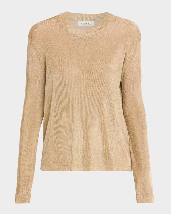AKNVAS Freja Floral Lace Mock-Neck Top | Neiman Marcus