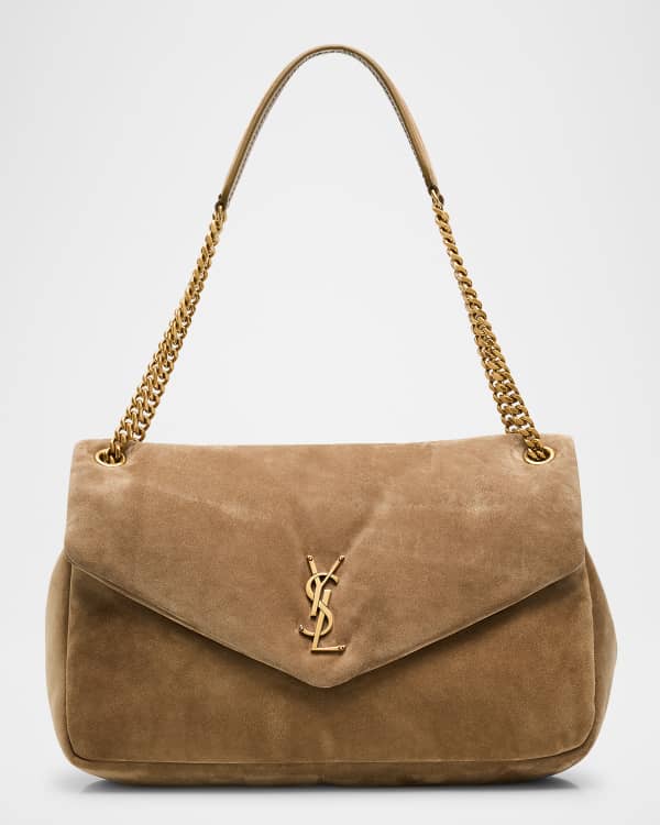 Kate Small YSL Crossbody Bag in Shearling