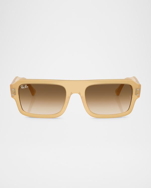 Marc Jacobs Tortoise Rectangle Sunglasses | Neiman Marcus display picture 2