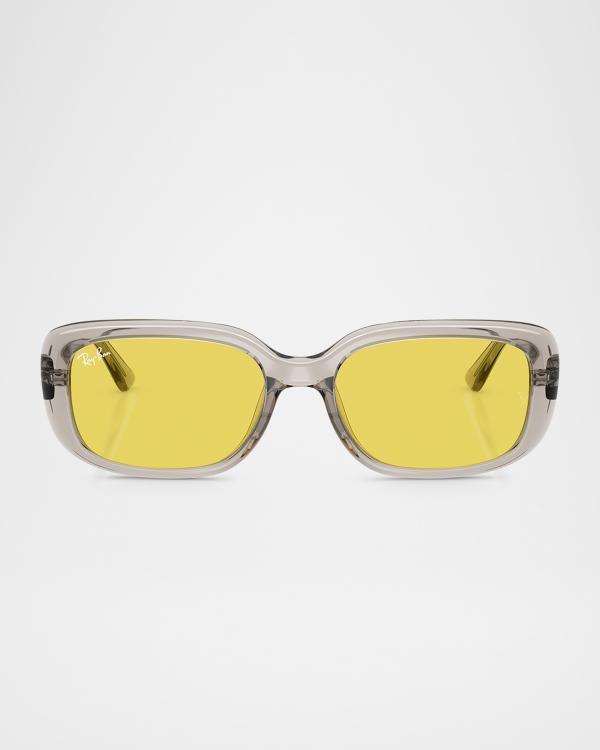 Marc Jacobs Tortoise Rectangle Sunglasses | Neiman Marcus display picture 3