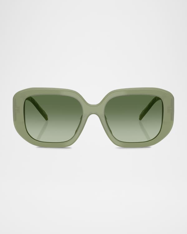 Tory Burch Oversized Gradient Acetate Butterfly Sunglasses