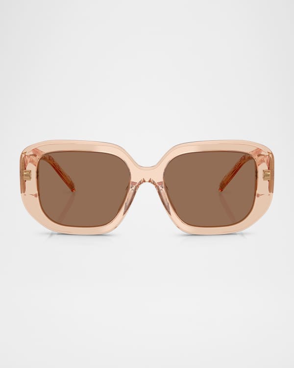 Tory Burch Oversized Gradient Acetate Butterfly Sunglasses