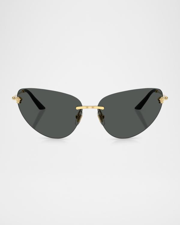Versace Medusa Metal Cat-Eye Aviator Sunglasses w/ Case + Box Versace | Accessories | Versace Medusa Metal Cateye Aviator  main image 4