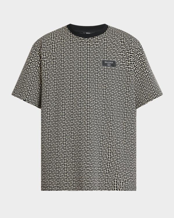 Ksubi Men's State Halen Camouflage Oversized Logo T-Shirt | Neiman