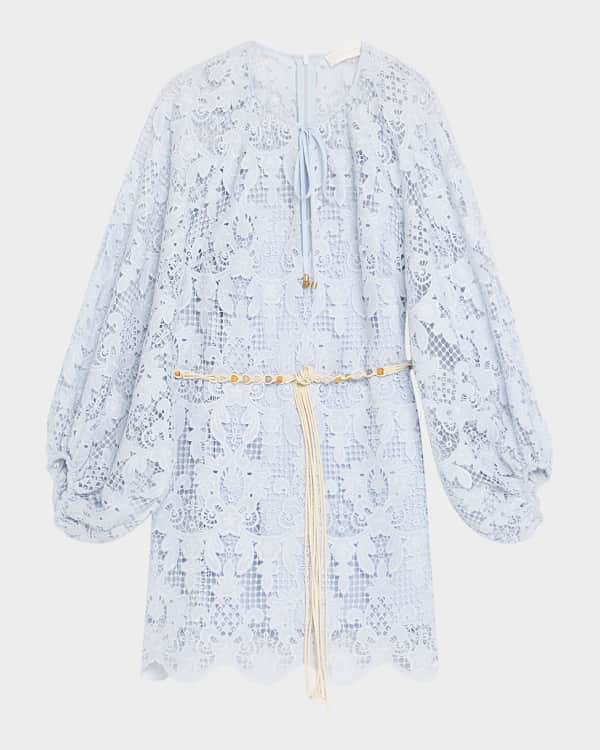 【Zimmermann】LUMINOSITY SHIRT DRESS シャツ ミニドレス Zimmermann Luminosity Floral Silk Mini Shirtdress | Neiman