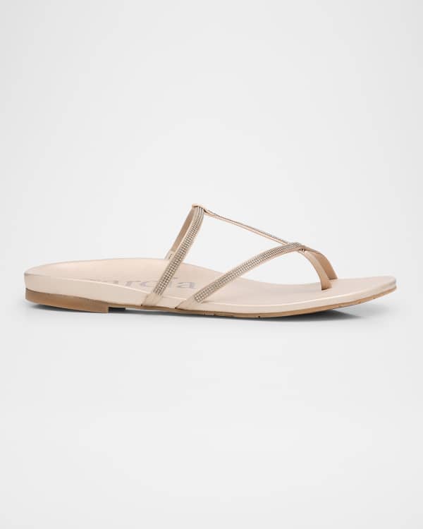 サンダル・ミュール PEDRO GARCIA Women Sandals PIPA02SATINPYRITESILVERCRYSTAL pedro-garcia-thong-sandal-