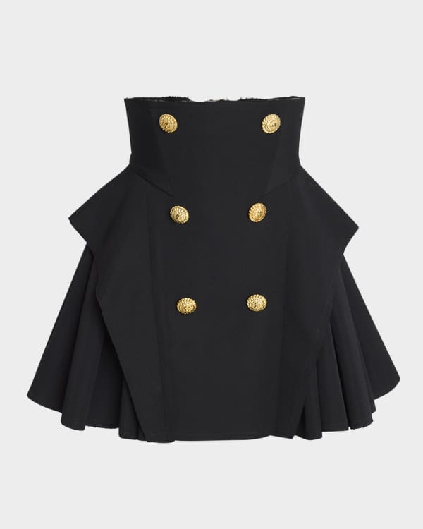 BERNADETTE Taffeta Mini Skirt w/ Bow Detail | Neiman Marcus