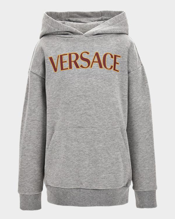 Burberry Boy's Jimmy Check-Print Hoodie, Size 3-14 | Neiman Marcus