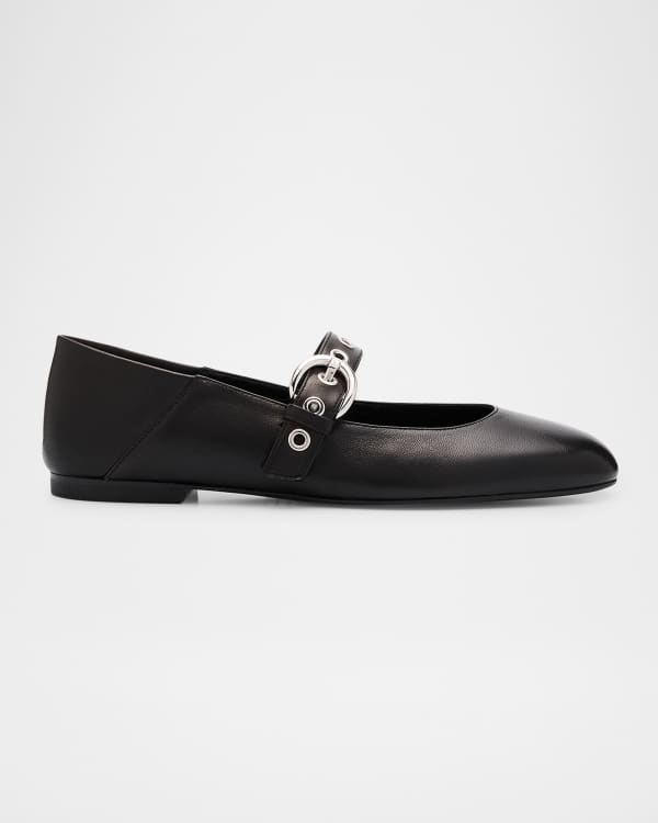 フラットシューズ Stuart Weitzman SS25 THEA MARYJANE BALLERINA (SK782MEW GOE) Stuart Weitzman Thea Woven Leather Mary Jane Ballerina Flats