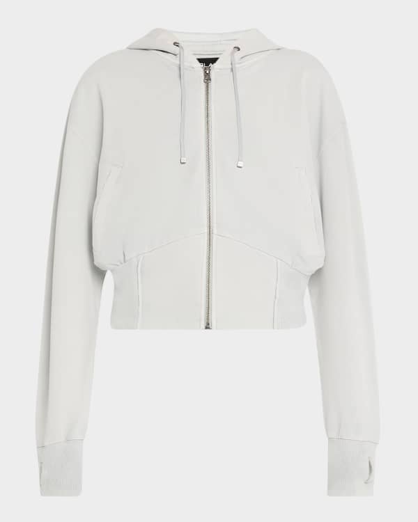 トップス GANNI OVERSIZED ZIP HOODIE adam et rope ADAM ET ROPÉ FEMME(アダム エ ロペ ファム) / 【GANNI