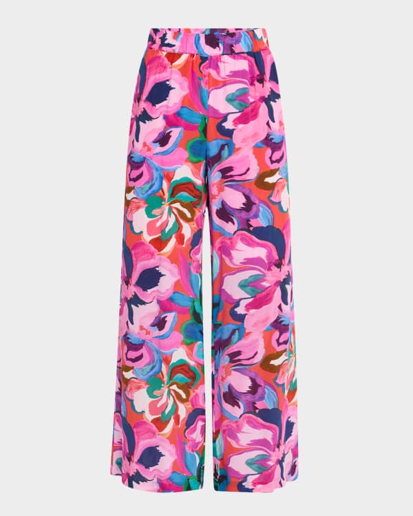 【Alemais】 La Musicaプリントシルク palazzoパンツ LA MUSICA SILK PANT – ALEMAIS