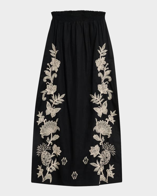 【Alice+Olivia】花柄 Nilda レース ボリューム マキシスカート Alice+Olivia】花柄 Nilda レース ボリューム マキシスカート