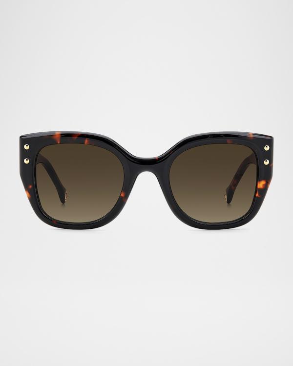 Versace Greek Key Geometric Square Sunglasses w/ Detachable  display picture 2