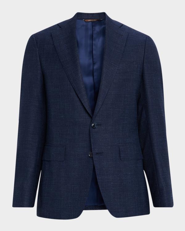 Emporio Armani Men's Bamboo Viscose Birdseye G Line Sport Coat