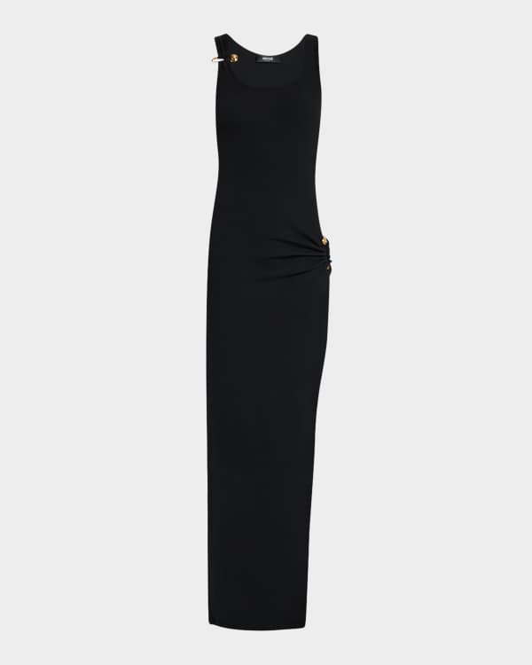 Isabel Marant Nadela Ruched Slit Cotton Maxi Dress | Neiman