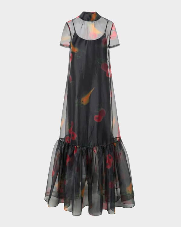 open lace back dress Floral Sequin Column Gown 16 / Juniper