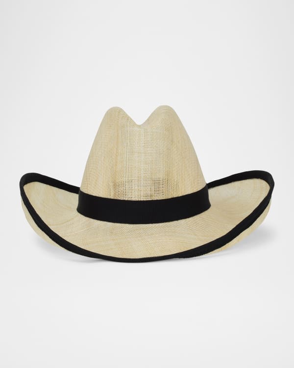 Valentino Garavani V-Logo Large Brim Hat | Neiman Marcus