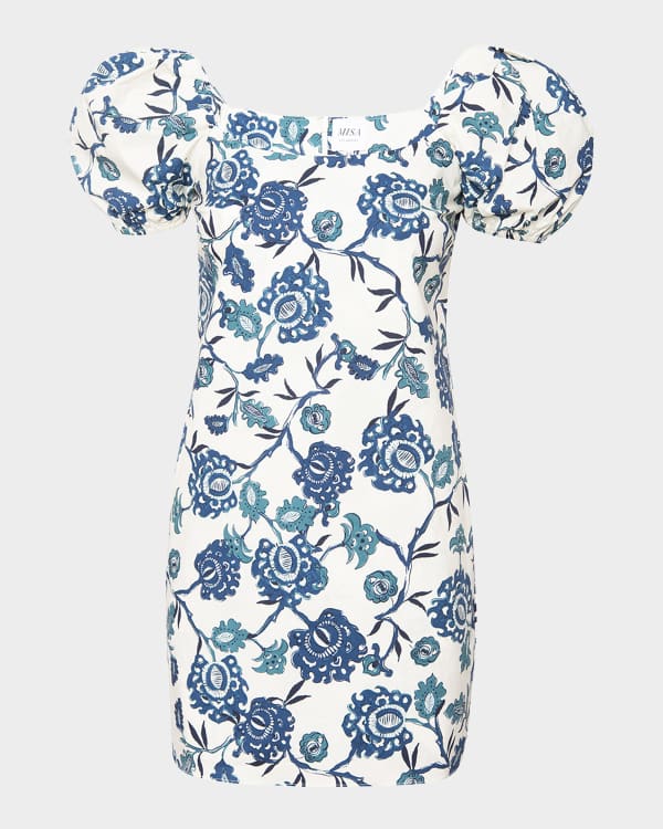 blue dress for baby girl Cherry Print Gingham Dress- Women's Blue and White Gingham Midi Dress-  &Merci Dresses – Juliana's Boutique
