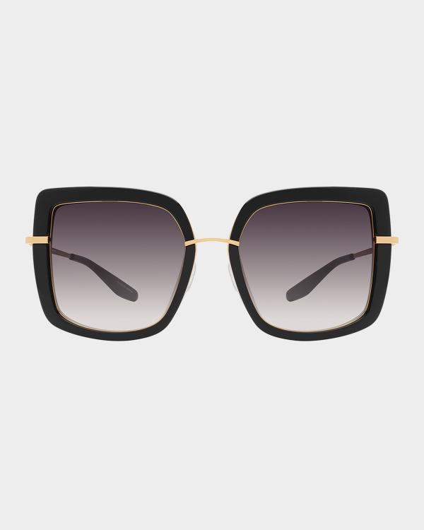 Barton Perreira Harmonia Round Rimless Titanium Sunglasses  display picture 1