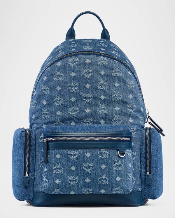 Men's Neo Duke Logo-Embossed Leather Backpack