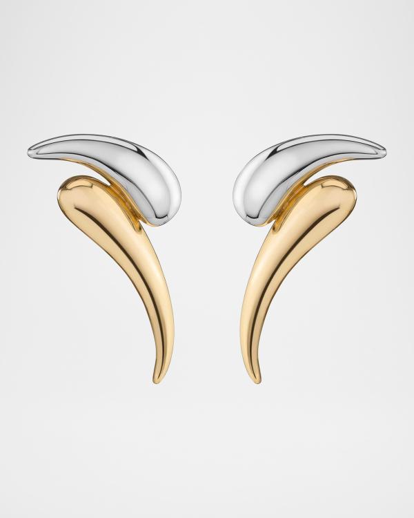 APOLLO EARRINGS – DEMARSON New York Demarson Women\'s Apollo Gold Earrings display picture 1