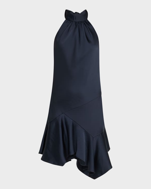 slim fit dress slacks Pleated Faux Leather Ponte Skirt – Ashley Stewart main image 1