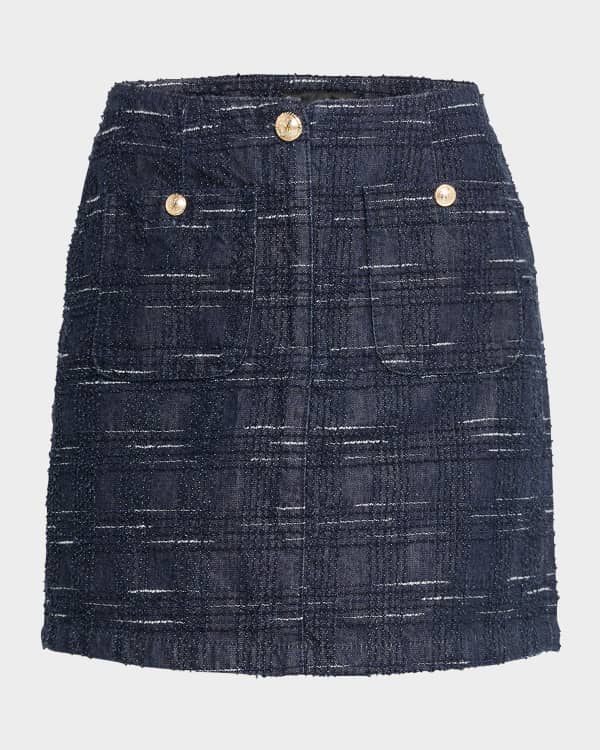 スカート MCQUEEN Denim mini skirt ALEXANDER MCQUEEN 2021 DENIM MINI SKIRT FSKIRT 38 BLACK Used