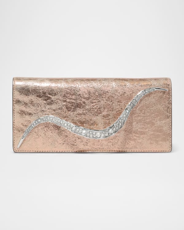 The Petit Scissor Leather Clutch Bag