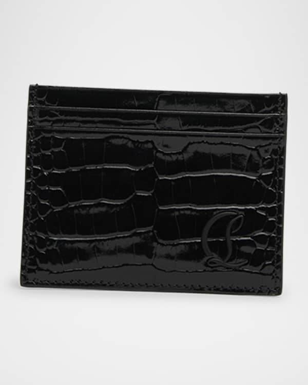 Christian Louboutin Men's Kios Red Sole Empire Card Case | Neiman