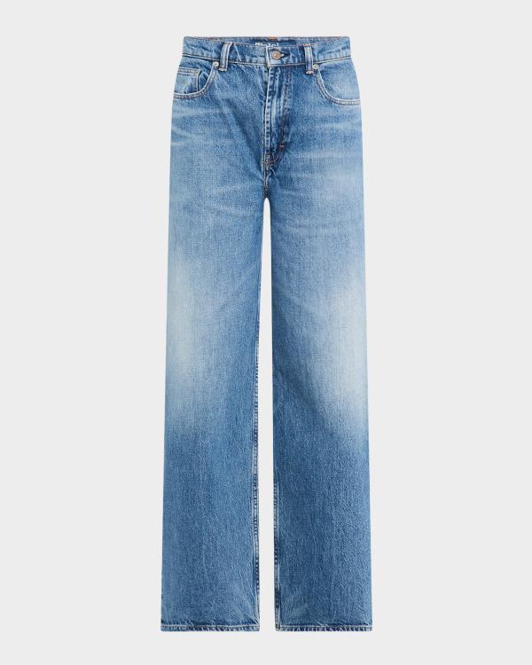 Polo Ralph Lauren Wide-Leg Flare Denim Jeans | Neiman Marcus