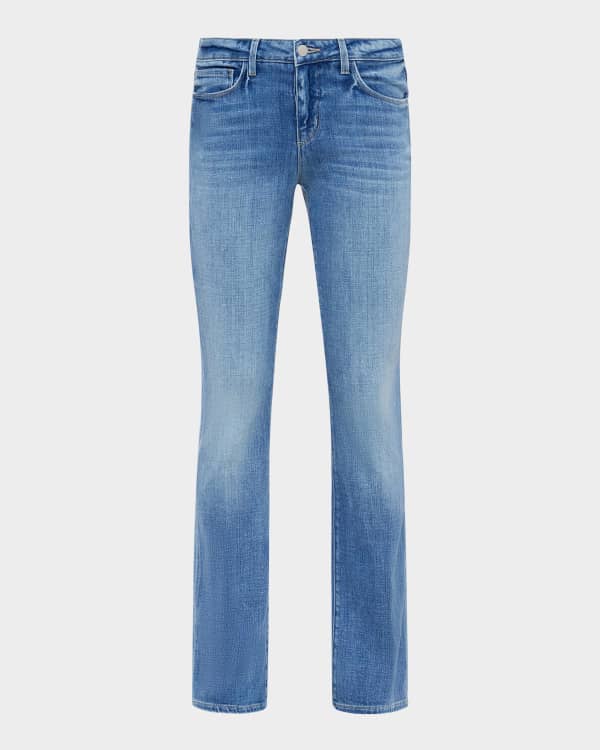 7 for all mankind Low Rise Side Stripe Bootcut Jeans