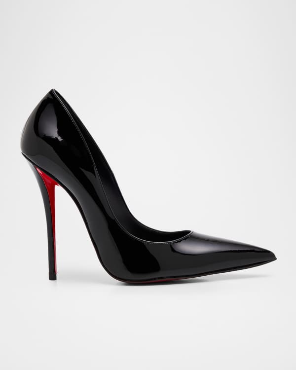 Christian Louboutin Pigalle Follies 85mm Patent Red Sole Pumps
