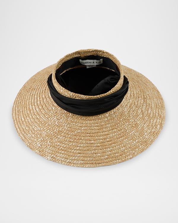 Vitamin A Sorrento Wide-Brim Straw Hat | Neiman Marcus display picture 2