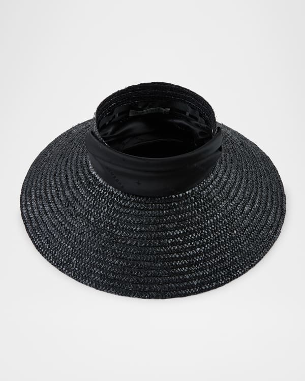Cult Gaia Soray Straw Visor Hat | Neiman Marcus