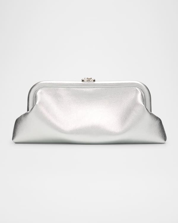 ★JIMMY CHOO★ AVENUE quilted clutch bag【完売前に!】 Jimmy Choo Avenue Quilted Pouch | Gold | FARFETCH