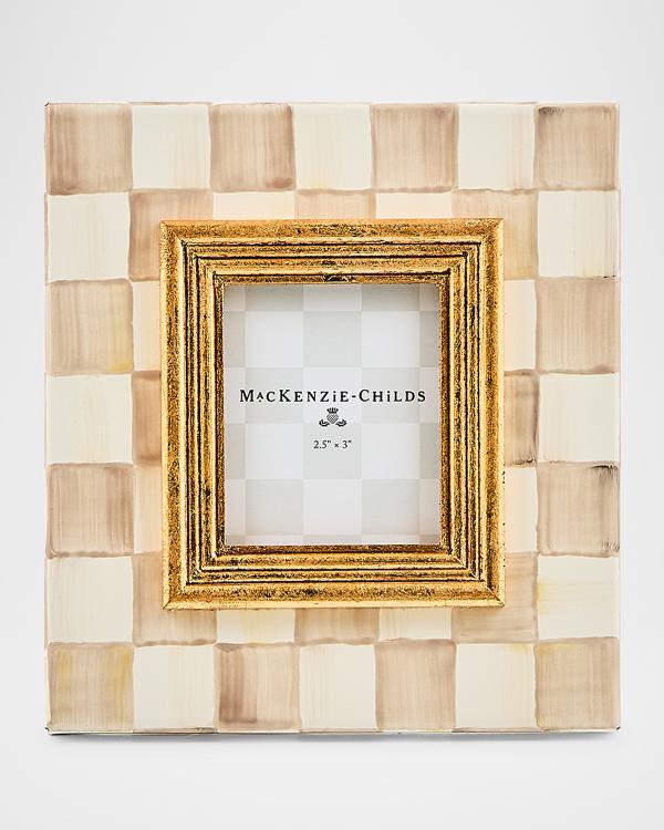 MacKenzie-Childs Mocha Check Frame, 5