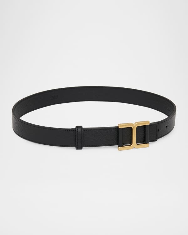 ベルト CHLOE' Chloe Iconic leather belt Chloé The Chloé Iconic Small Belt | Chloé US