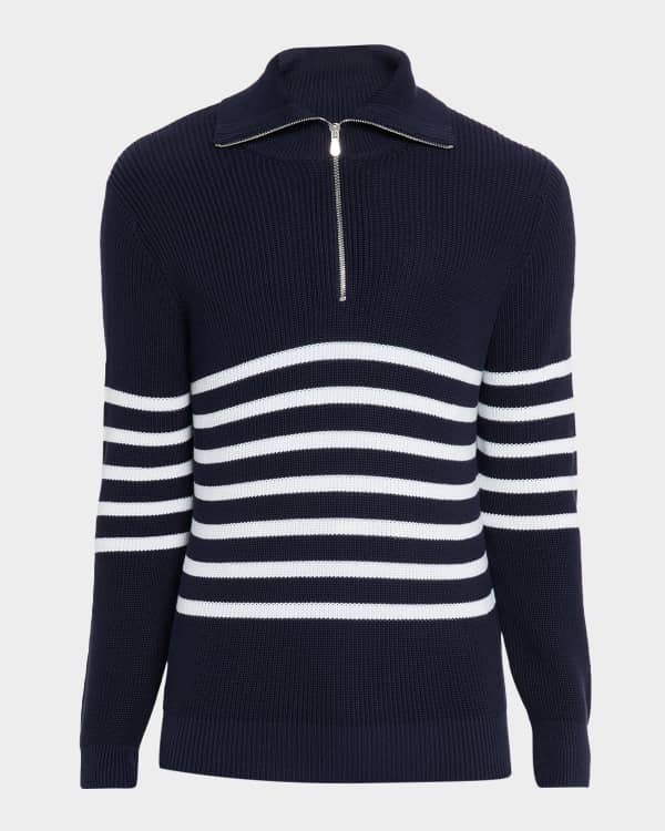 Paul Smith Men's Multi-Stripe Wool Turtleneck Sweater