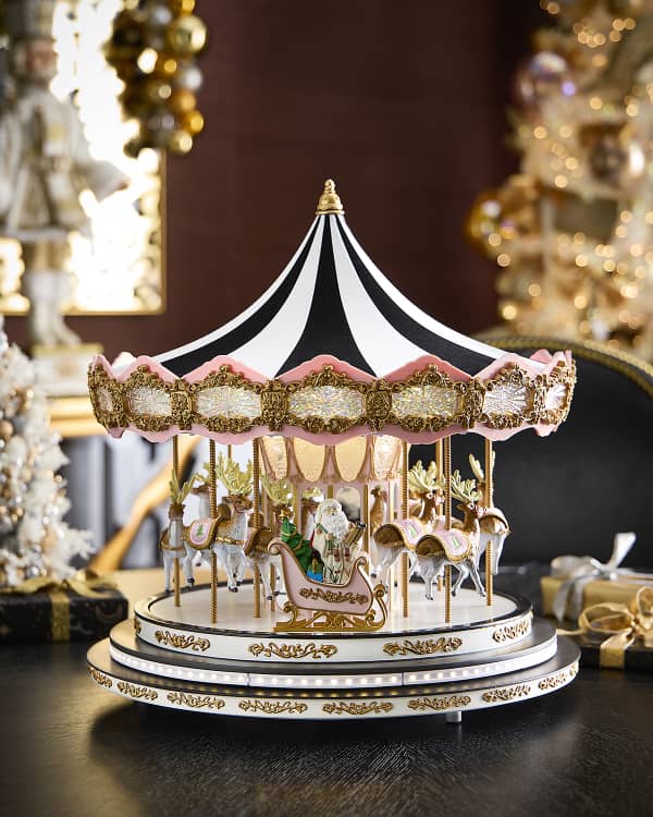 Mr Christmas Marquee Deluxe Carousel | Neiman Marcus