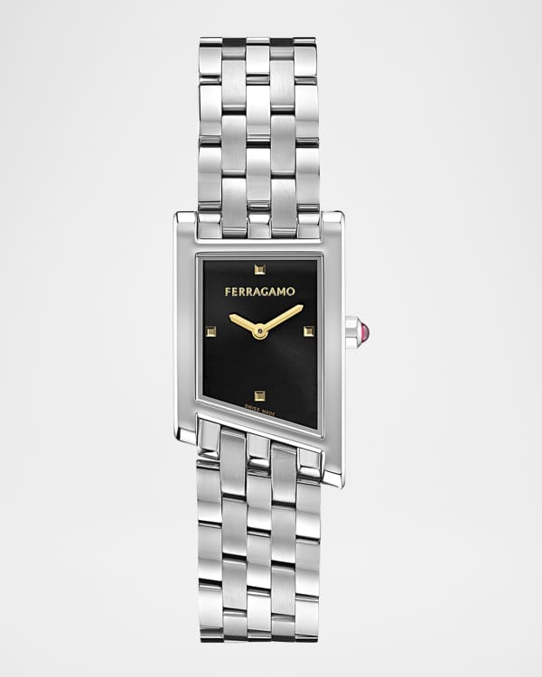 Ferragamo 23mm Ferragamo Soft Square Watch with Bracelet