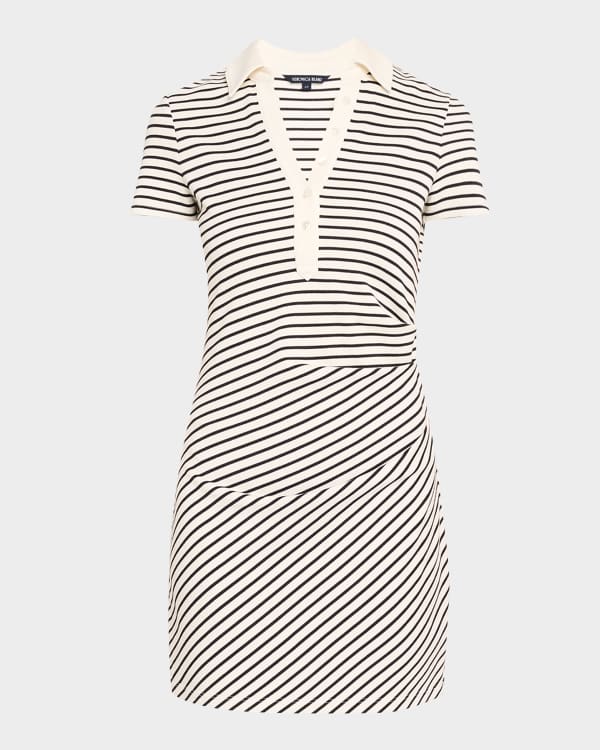 TORY BURCH ワンピース 服 Striped polo dress1038582 TORY BURCH（トリーバーチ）の「Tory Burch Striped Polo Dress