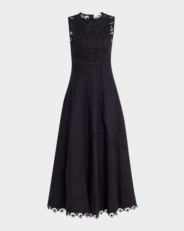 Ulla Johnson Fiorella One-Shoulder Pintuck Midi Dress