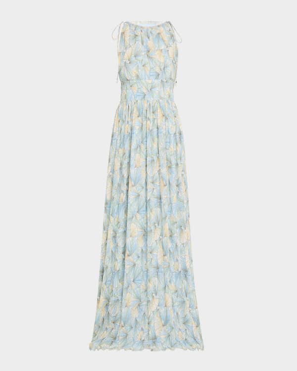 Ella Floral A-Line Midi Dress