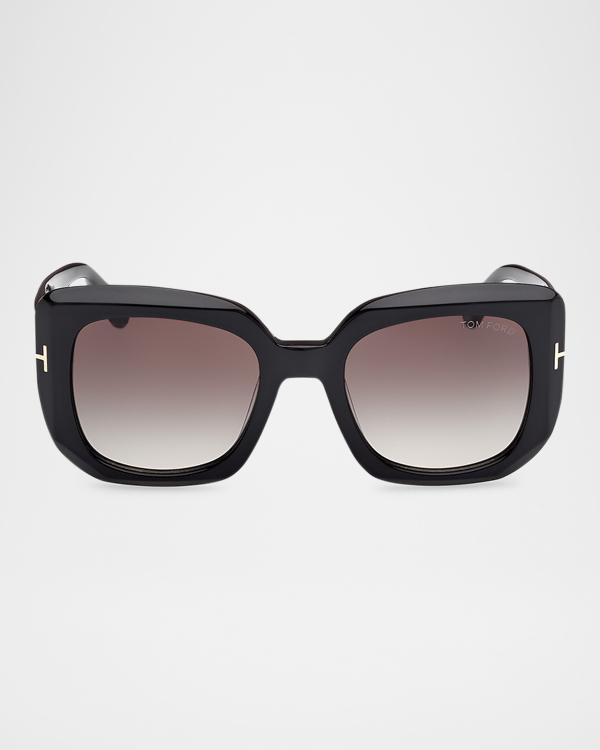 Tom Ford Lucho Sunglasses TOM FORD Lucho Sunglasses w/Barberini Lenses | Neiman Marcus main image 4