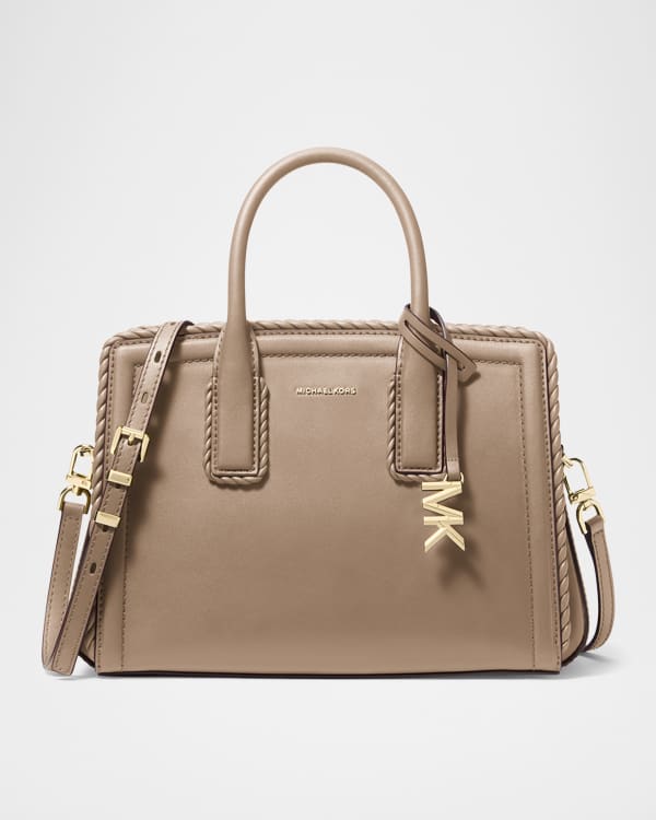 MICHAEL Michael Kors Moore Small Buckle Leather Satchel Bag