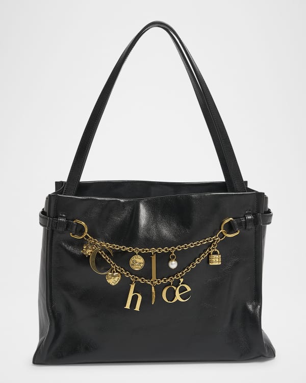 【CHLOE】penelope large braided textured-leather トート Chloe Penelope Large Top-Handle Bag in Smooth Grained